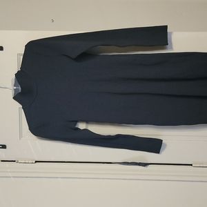 Calvin Klein black ribbed dress